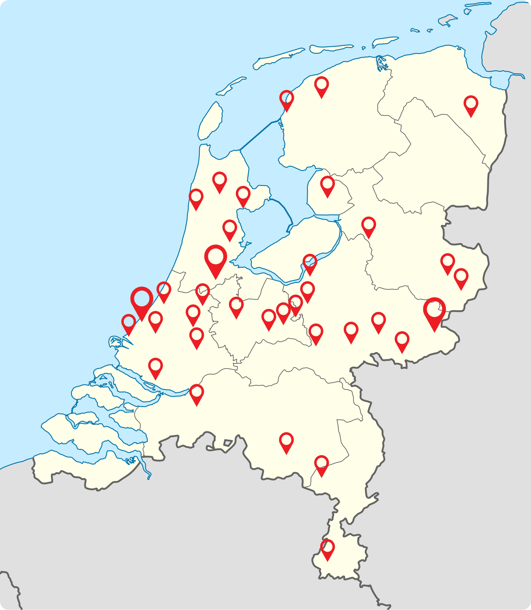 Geografische visualisatie audiciens